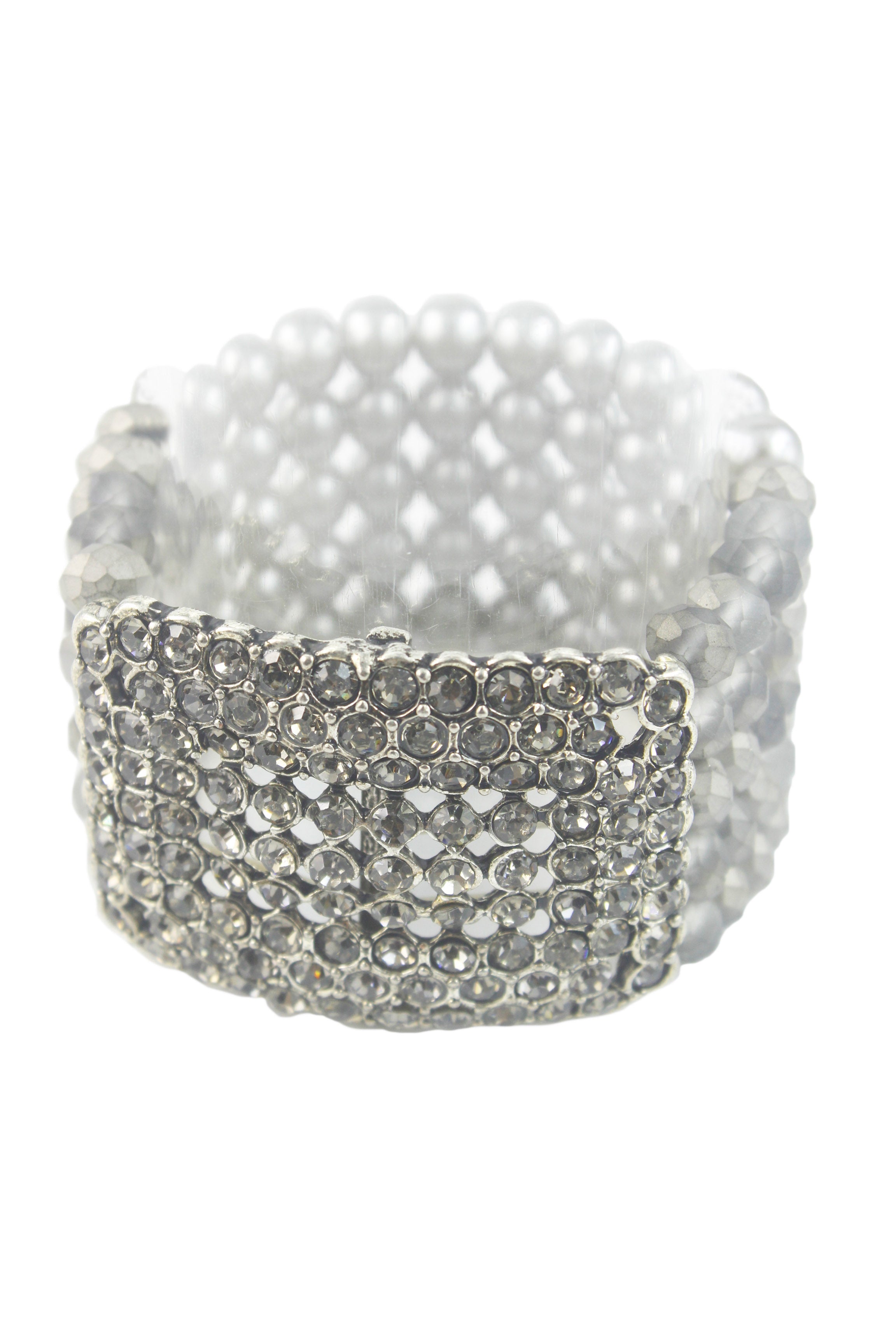 Rhinestone Crystal Beaded Bracelet B1319