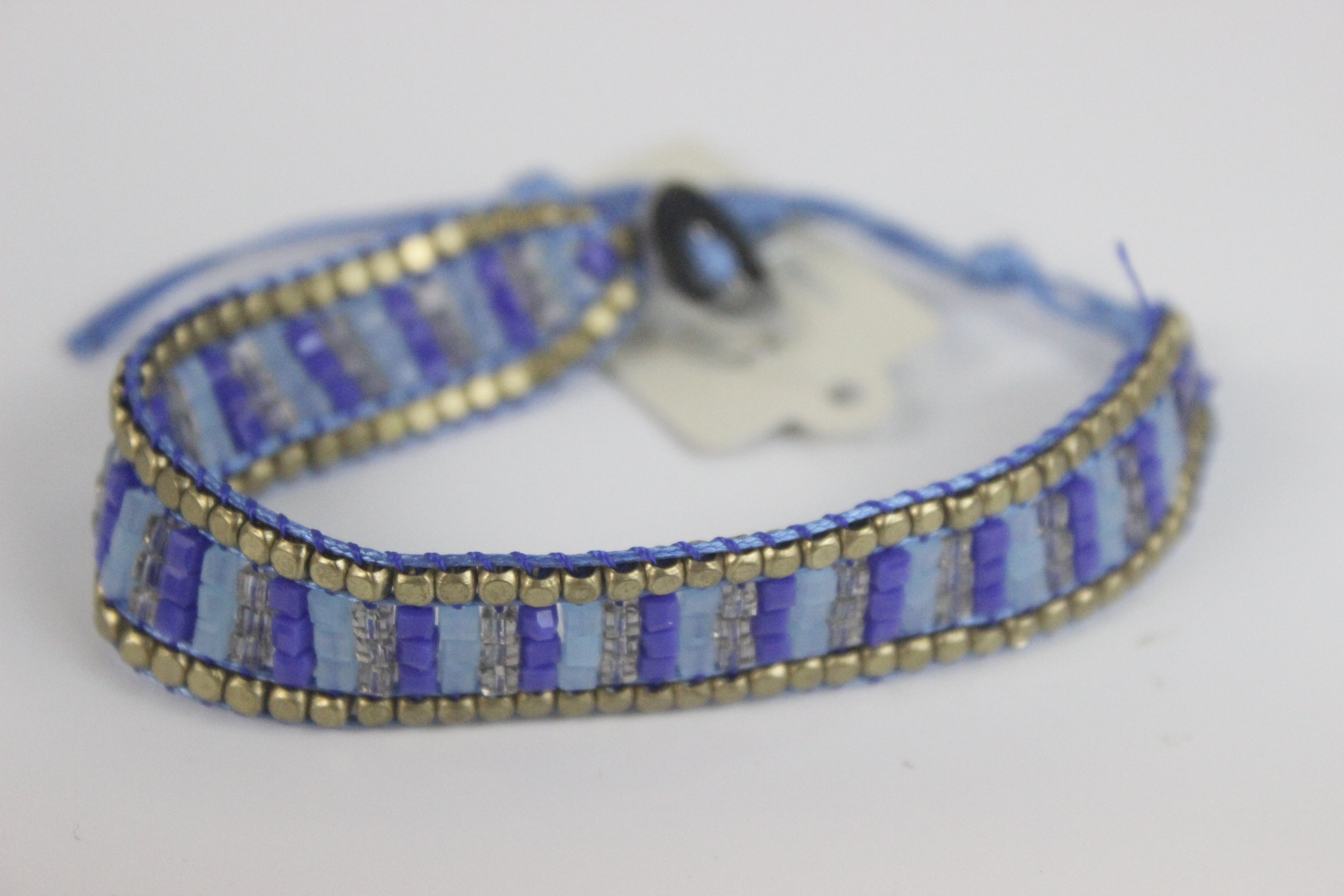 Pulseras ajustables con cuentas pequeñas B1581