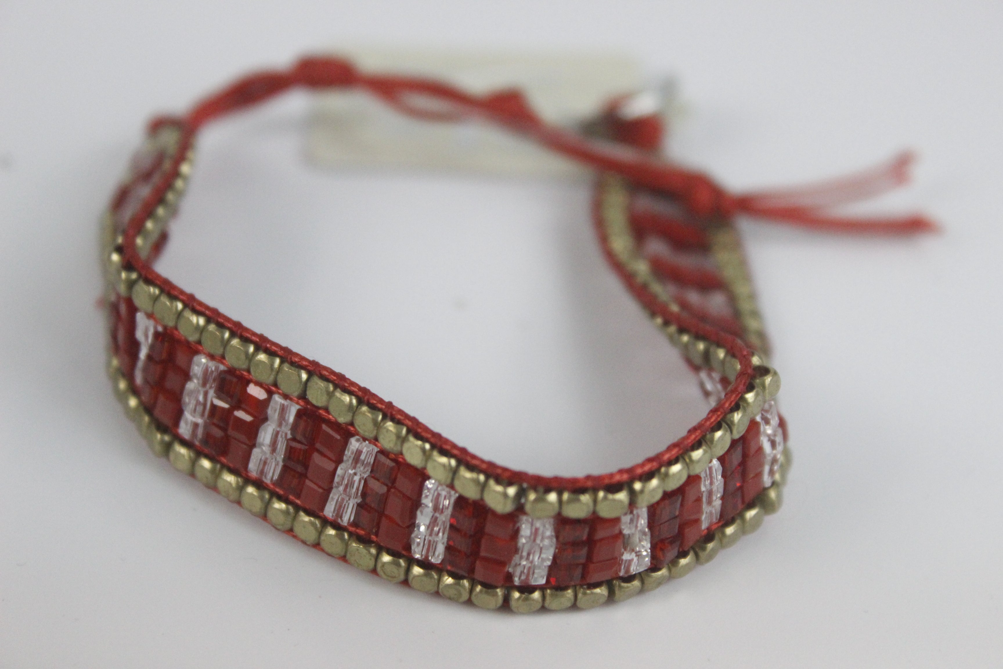 Pulseras ajustables con cuentas pequeñas B1581