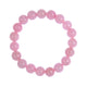 Colored Pink Jade Stretch Bracelets B1593-10MM