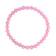 Colored Pink Jade Stretch Bracelet B1593 - 6MM