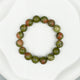 Unakite Stone Stretch Bracelets B1594-12MM