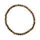 Unakite Stone Stretch Bracelets B1594-4MM