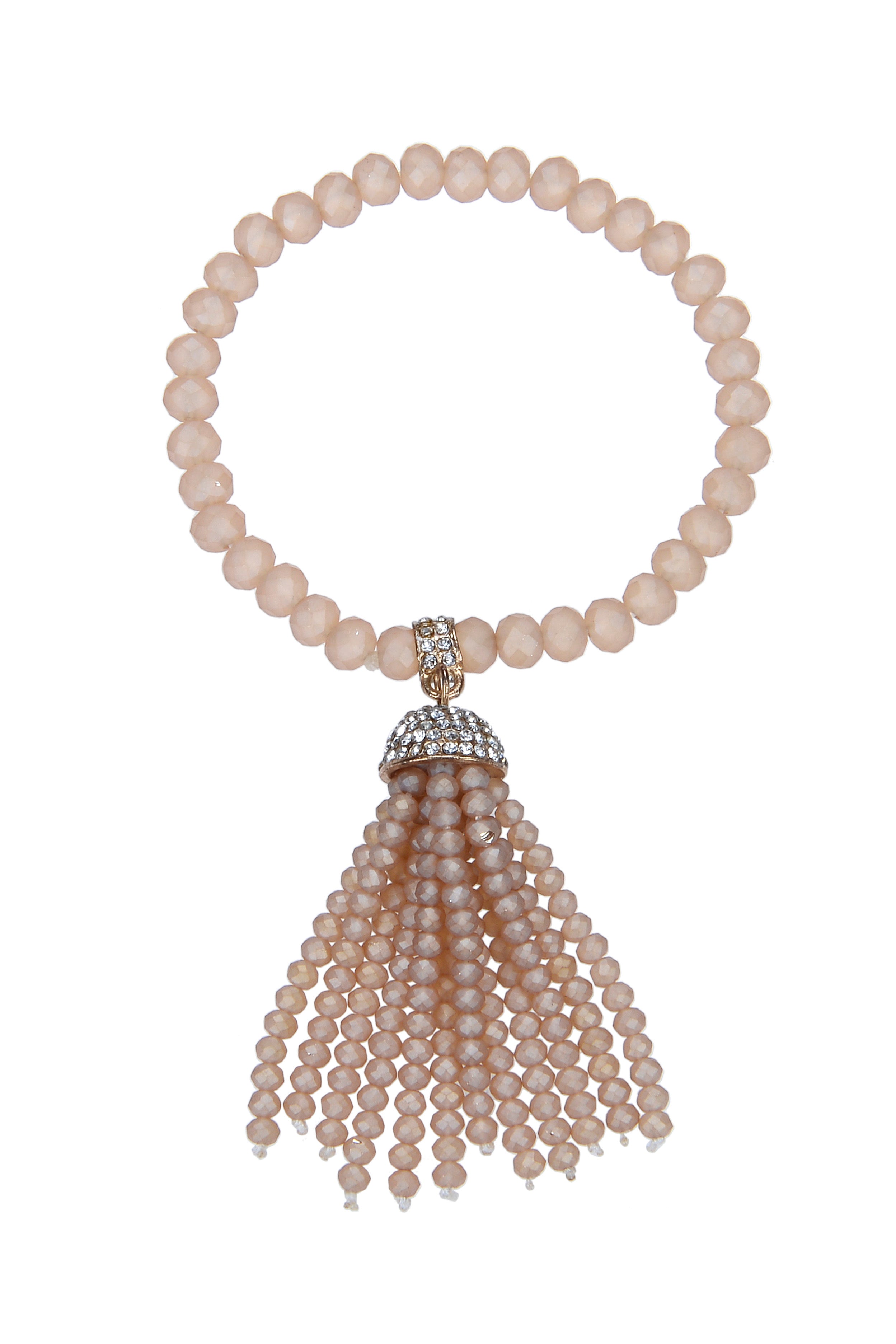 Pulseras de borlas de cristal B1603