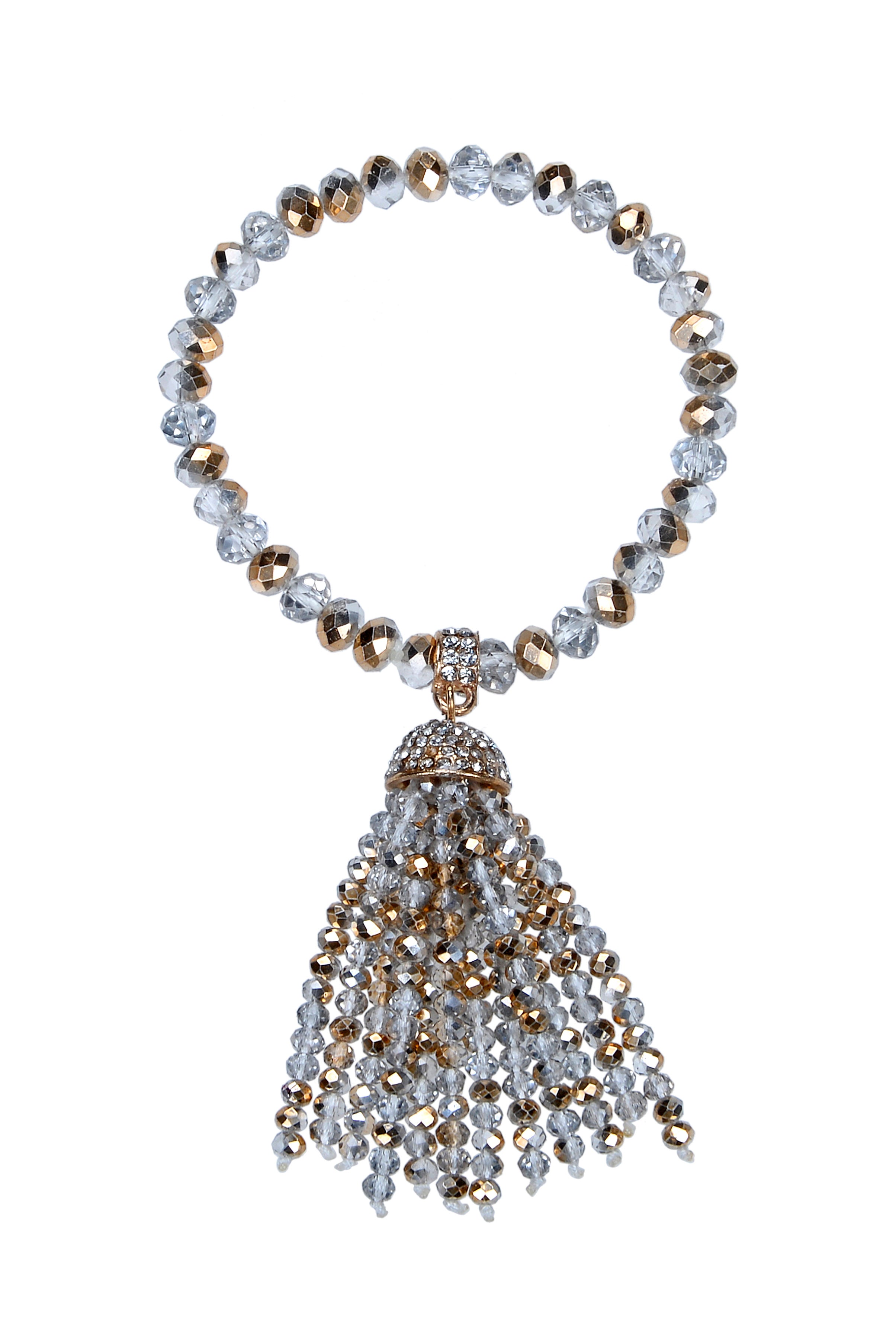 Pulseras de borlas de cristal B1603