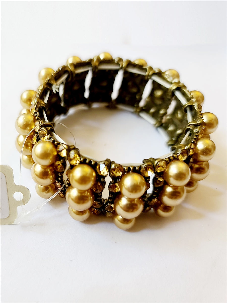 Pulseras de cristal de perla B1624