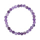 Amethyst Stone Stretch Bracelets B1728-6MM
