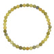 Olive Jade Stone Stretch Bracelet B1874-4MM
