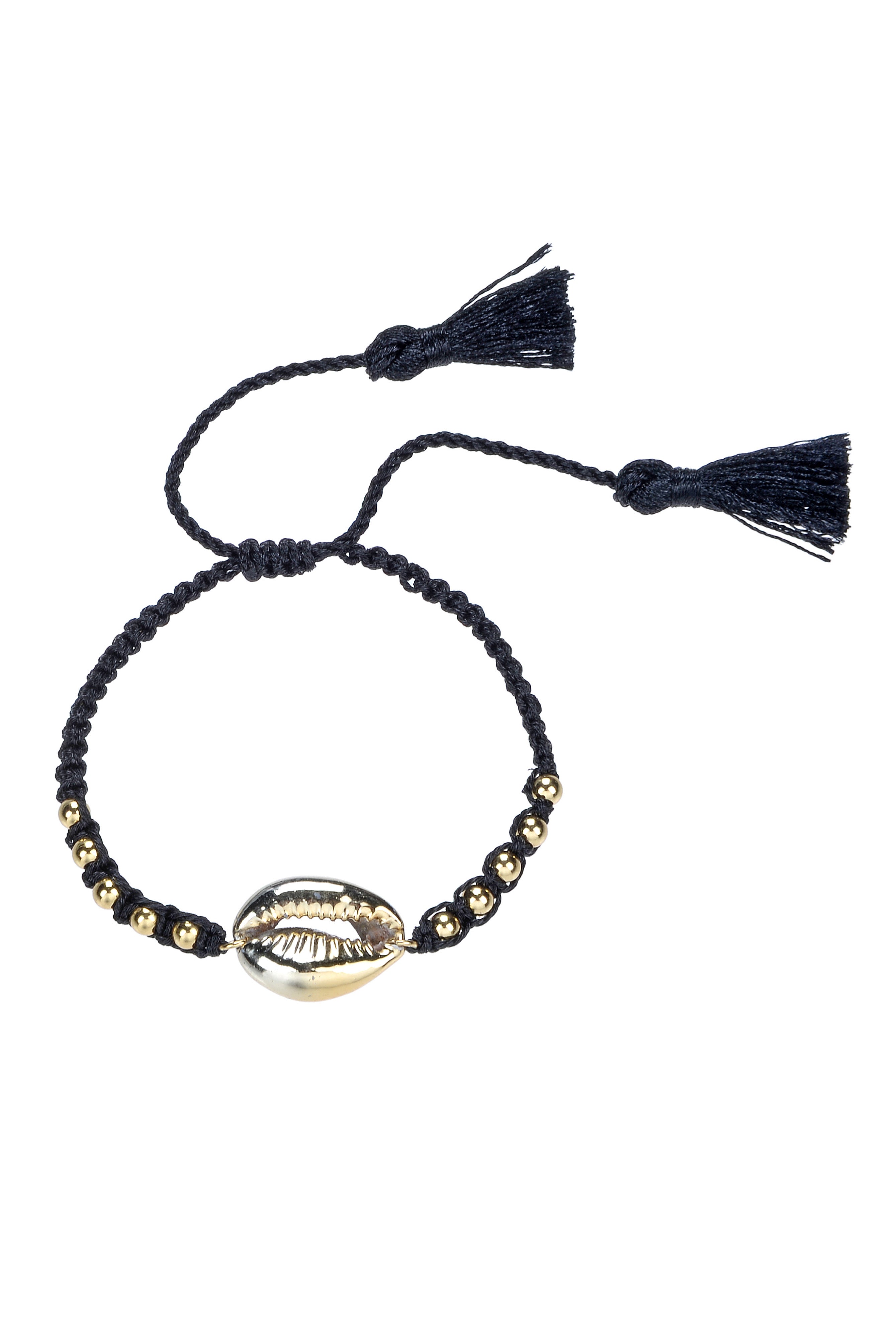 Pulsera de cuentas de cuerda trenzada B1965