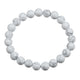 Composed Howlite Stretch Bracelet B1971-8MM