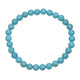 Crack Turquoise Stone Stretch Bracelet B1976-6MM