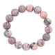Colored Rhodonite Stone Stretch Bracelet B1979-12MM