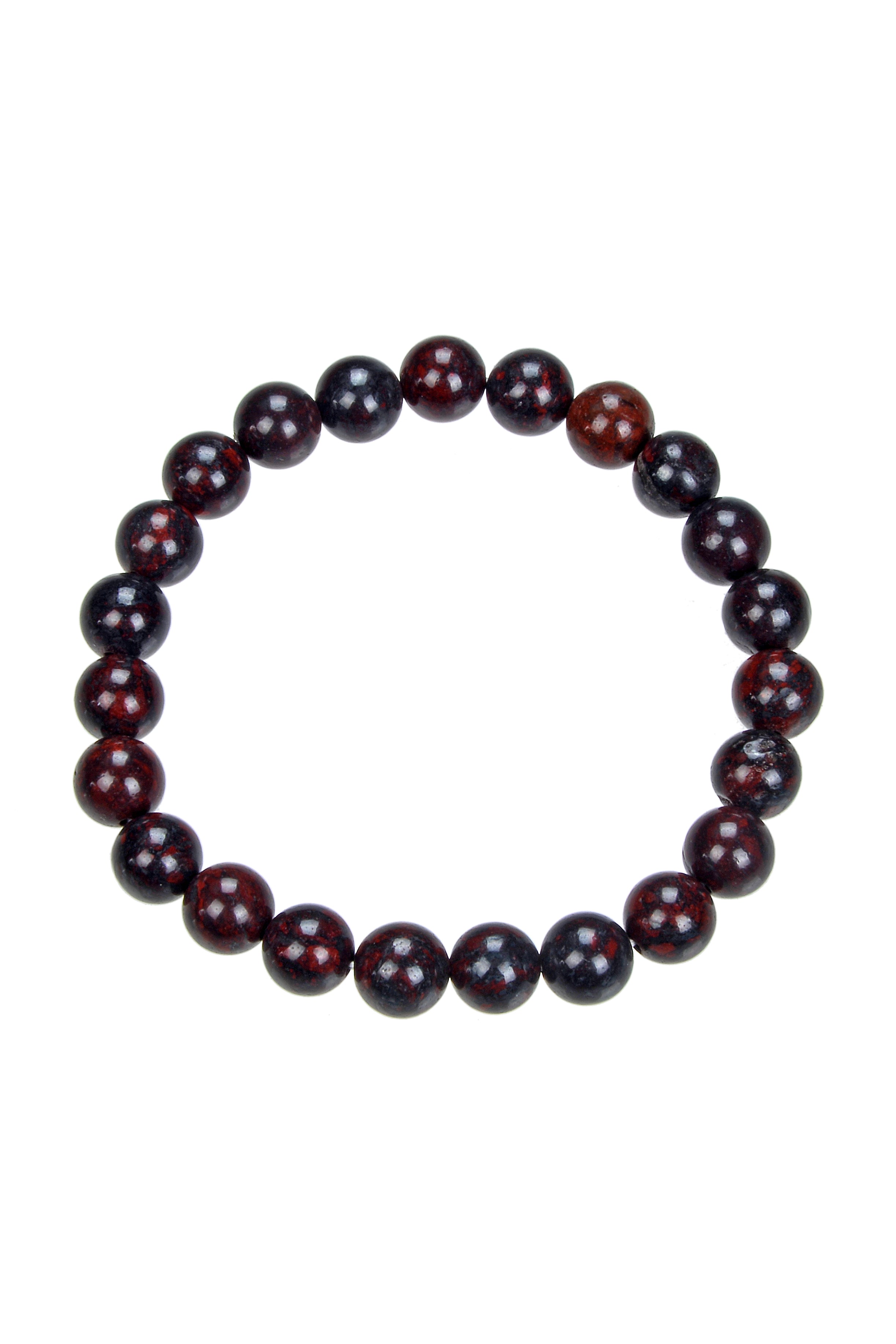 Phosphosiderite Stone Stretch Bracelet B3716-8MM