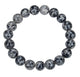 Black Sesame Jasper Stretch Bracelets B1989-10MM