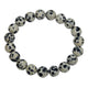 Dalmatian Stone Stretch Bracelet B1990-10MM