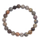 Black Grassy Jasper Stretch Bracelet B1995-8MM