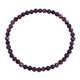 Composed Purple Emperor Stretch Bracelet B2057-4MM
