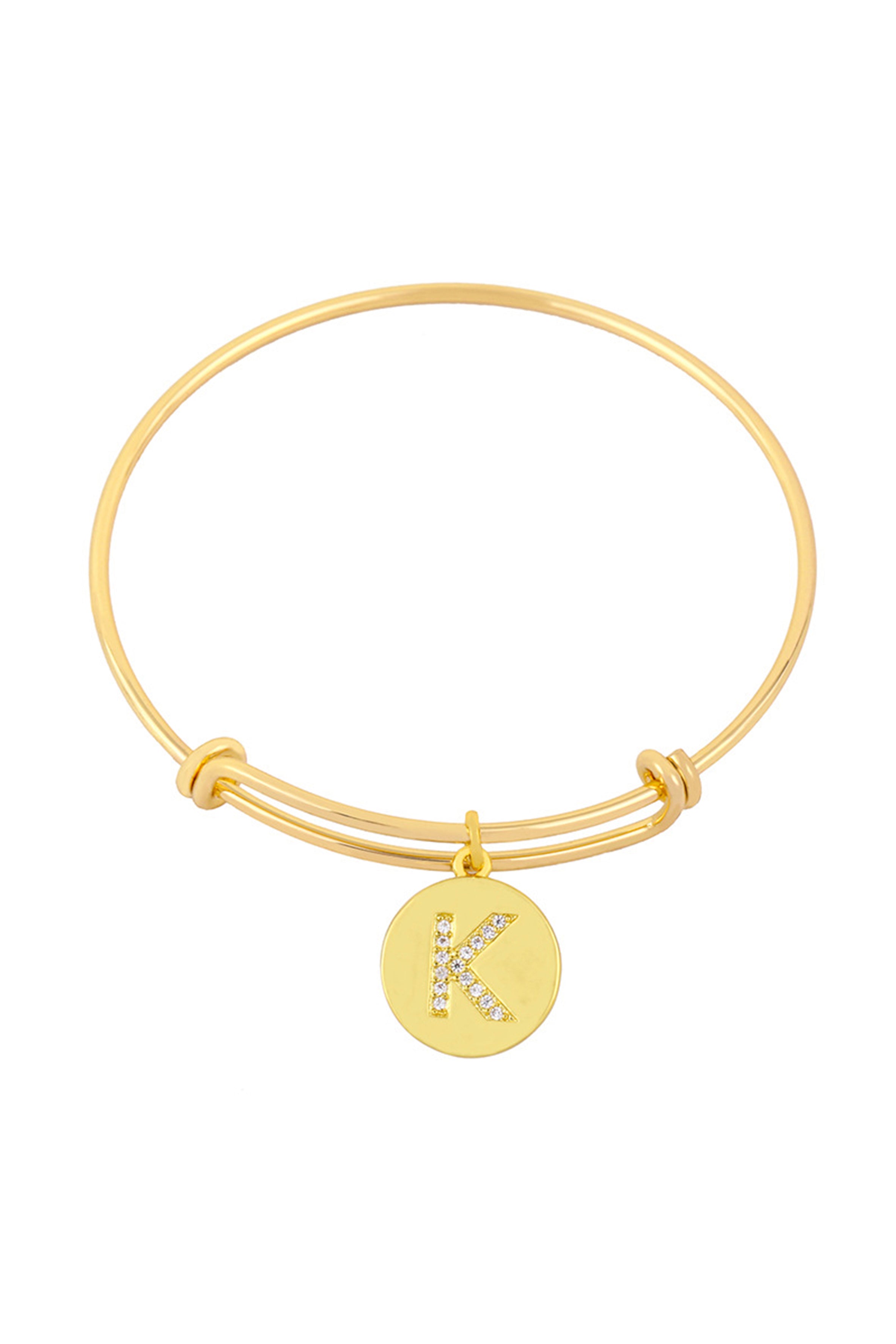 Letter Pendant Alloy Bracelets B2400