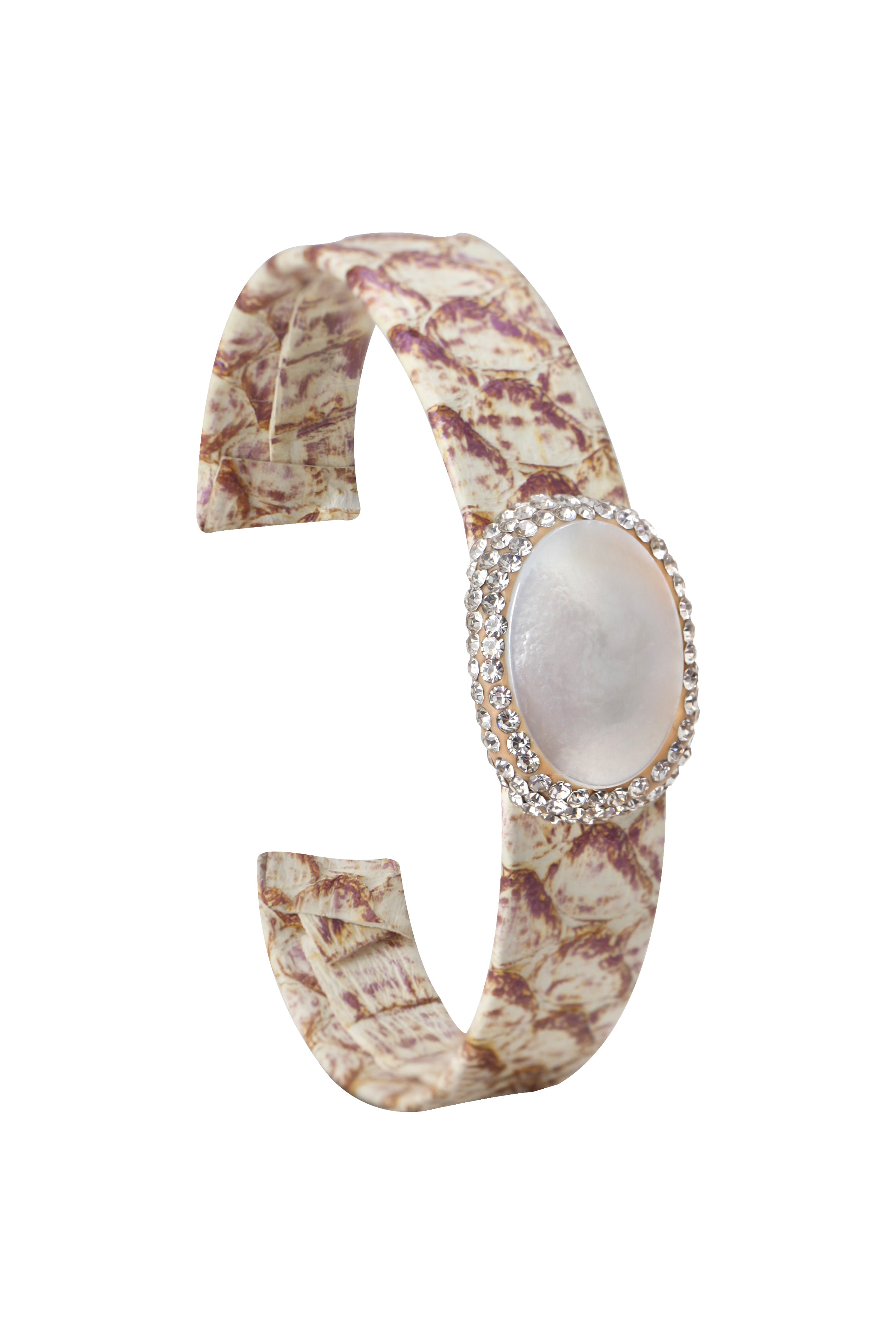 Shell Leather Cuff Bracelets B2434