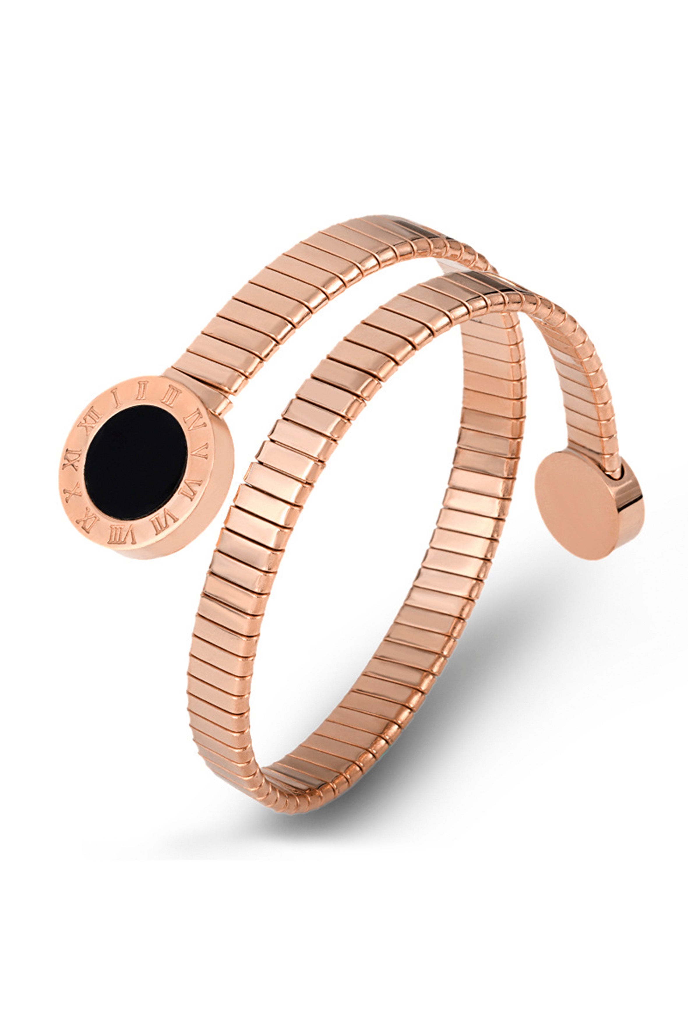 Pulsera de acero inoxidable con forma de serpiente B2502