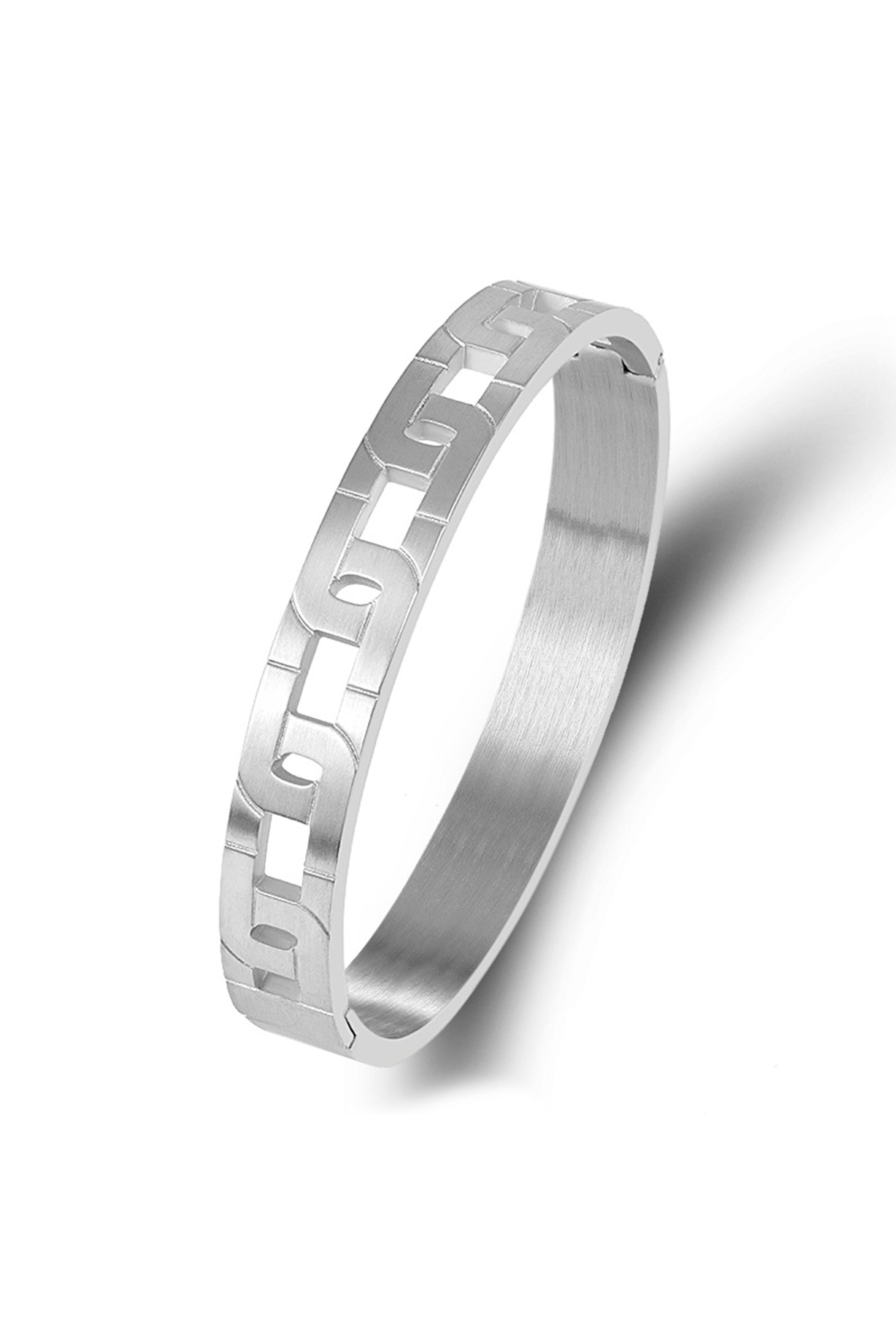 Pulsera de acero inoxidable con forma de cadena B2636