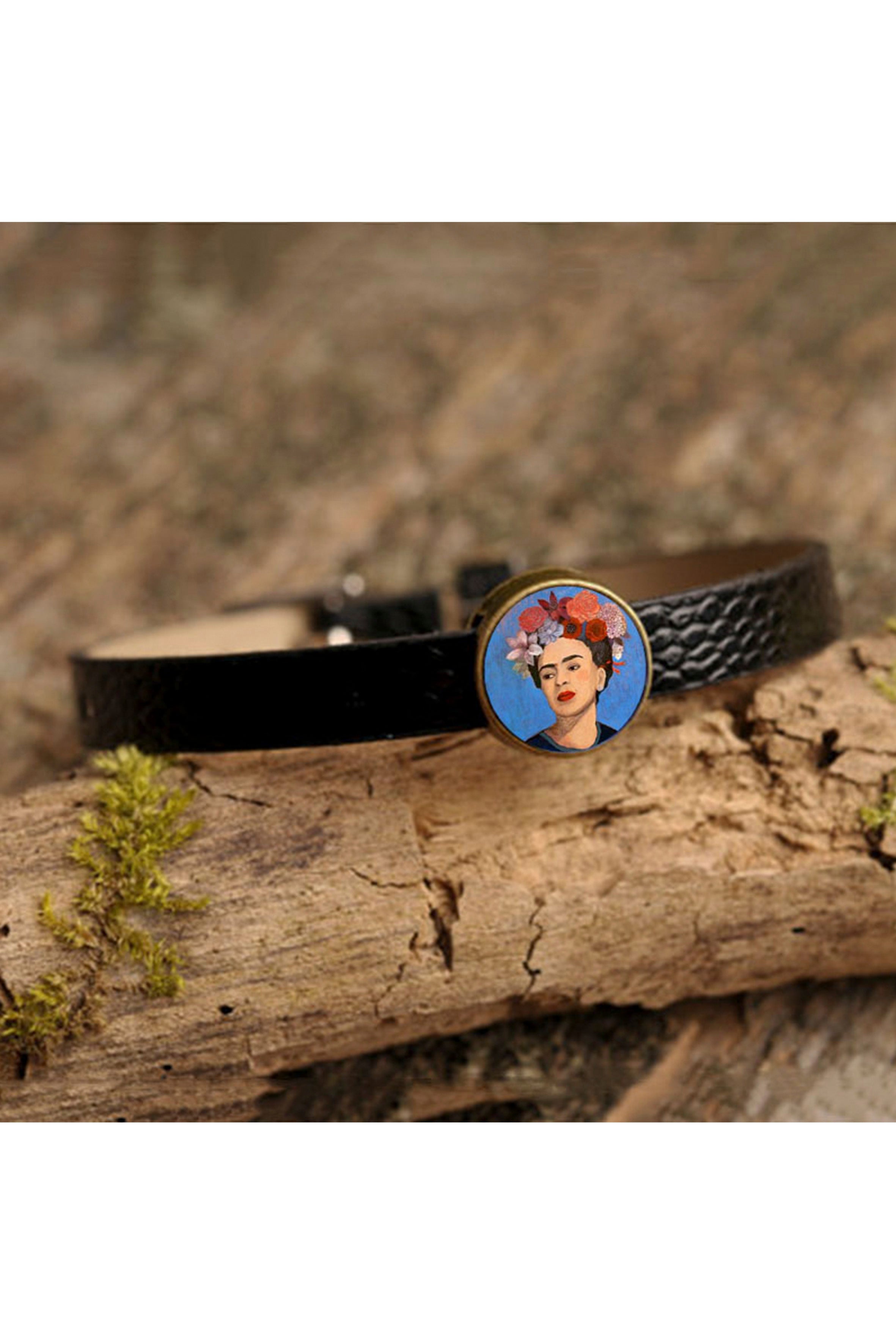 Pulsera de piel Frida B2642