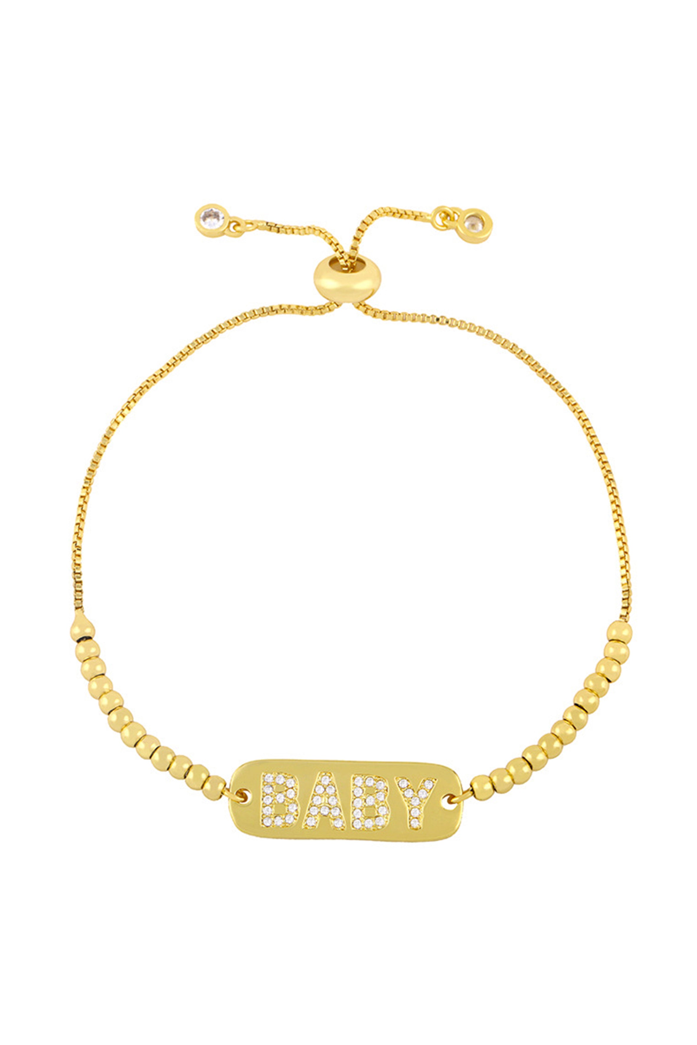 Pulseras de cadena de circonitas BABY B2669