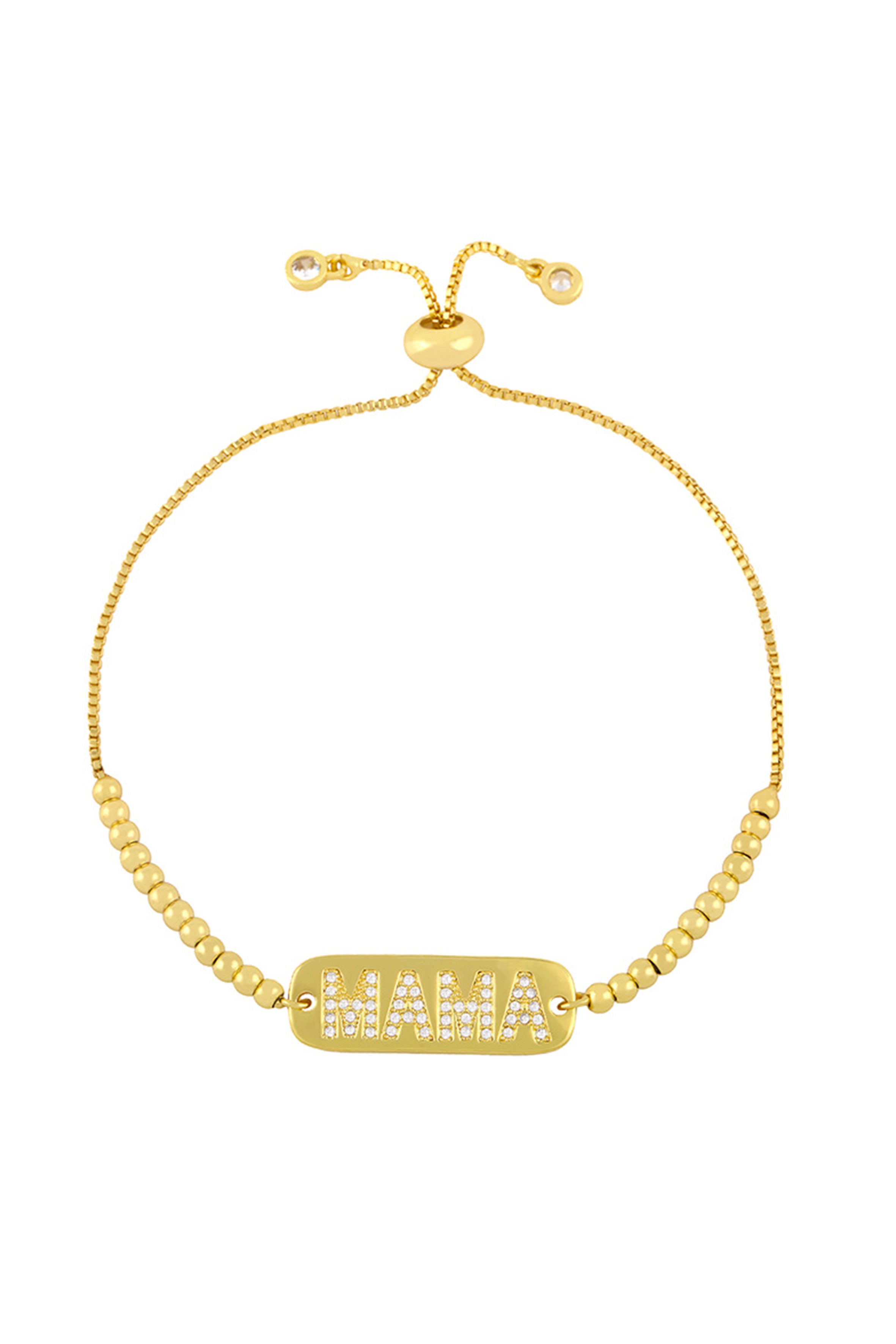 MAMA Zircon Chains Bracelets B2670