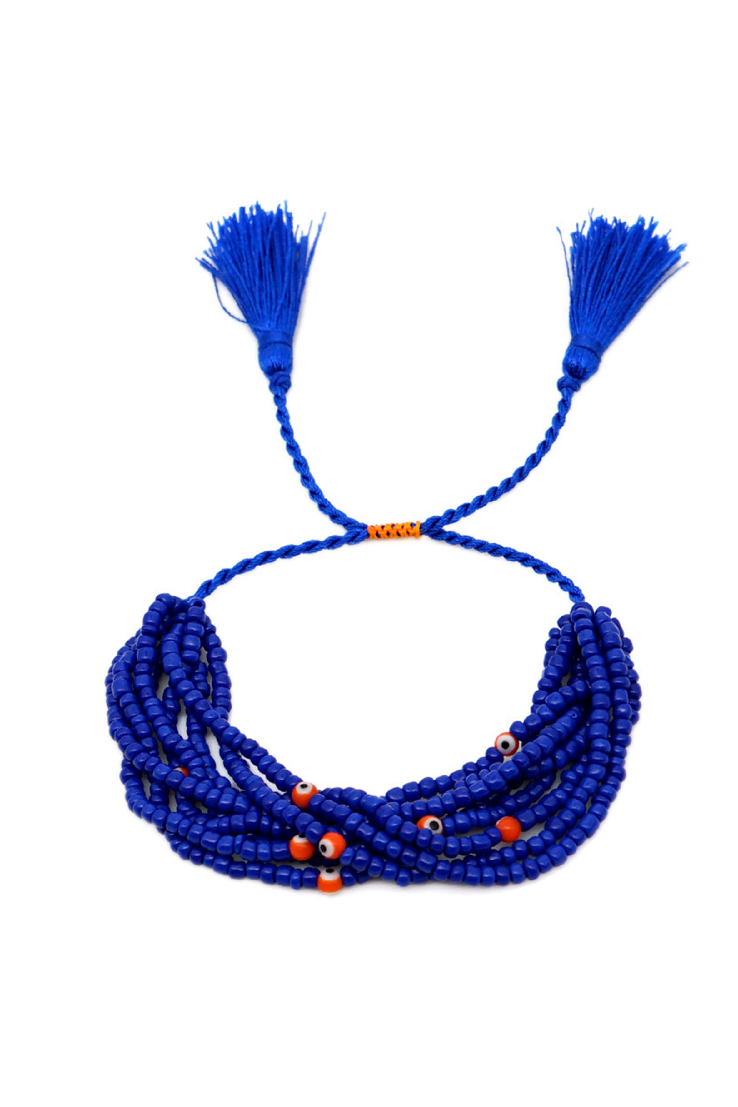 Multilayer Seed Bead Braided Bracelet B2711