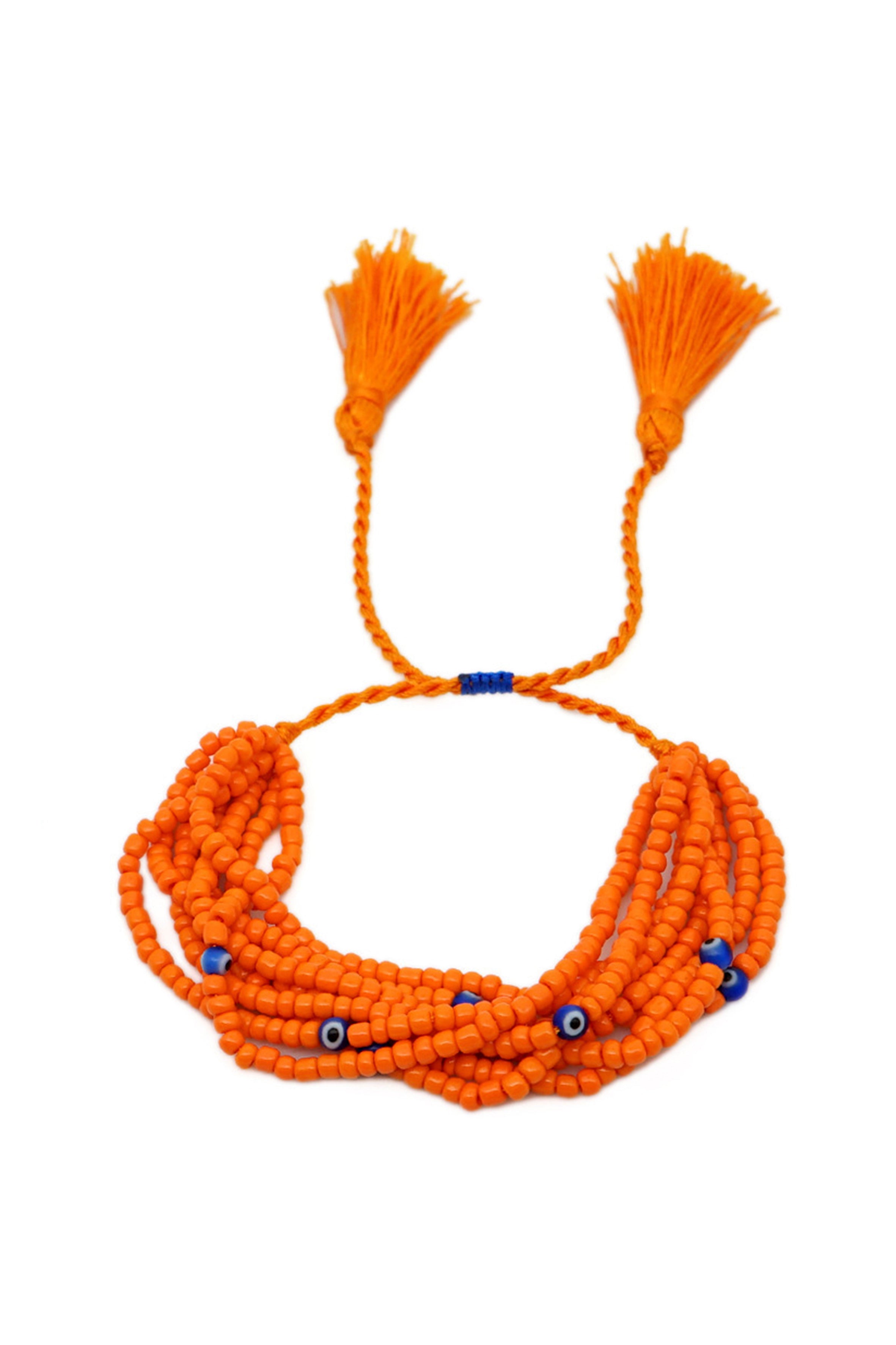 Multilayer Seed Bead Braided Bracelet B2711