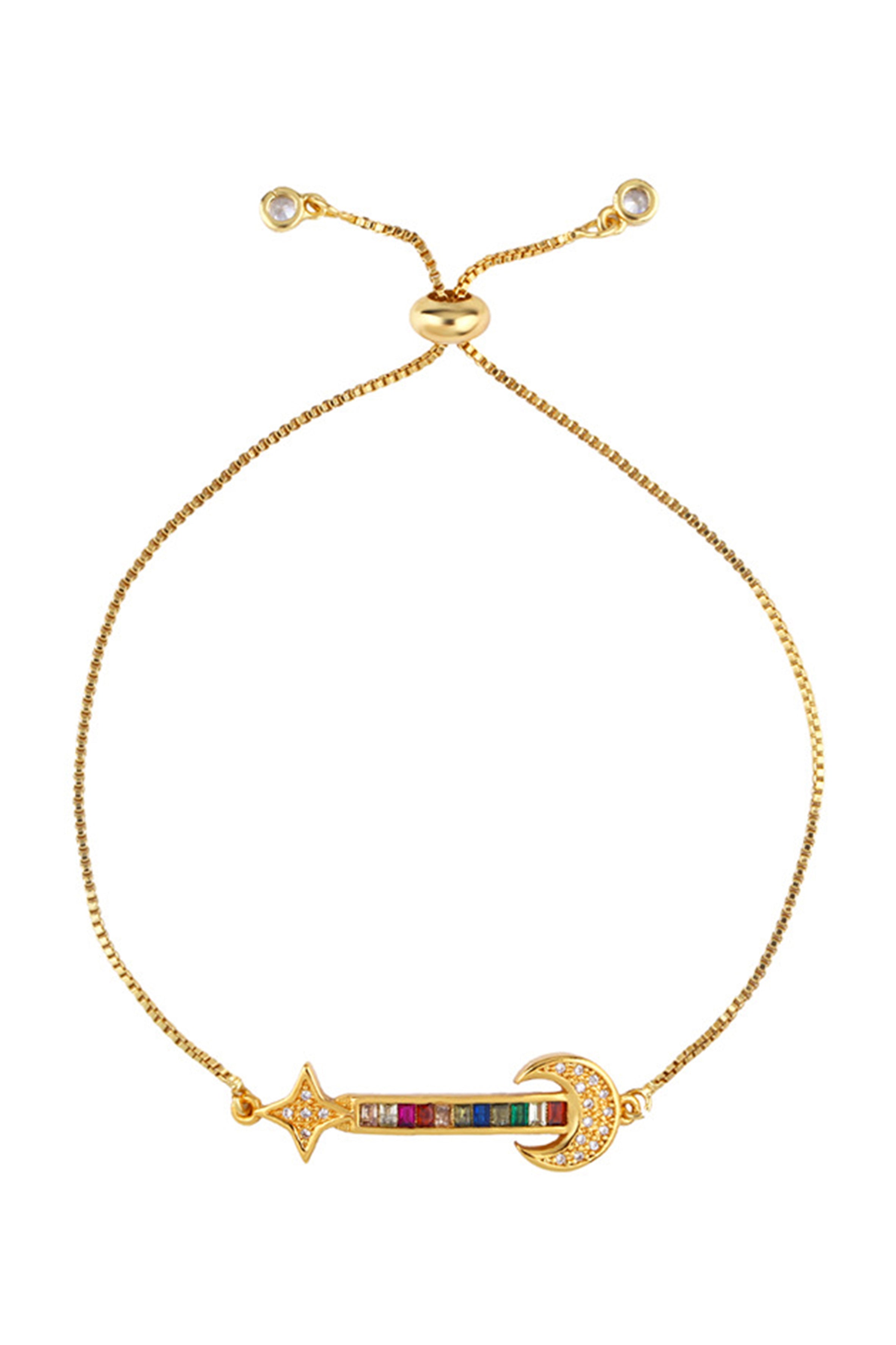 Anchor Zircon Chains Bracelets B2740