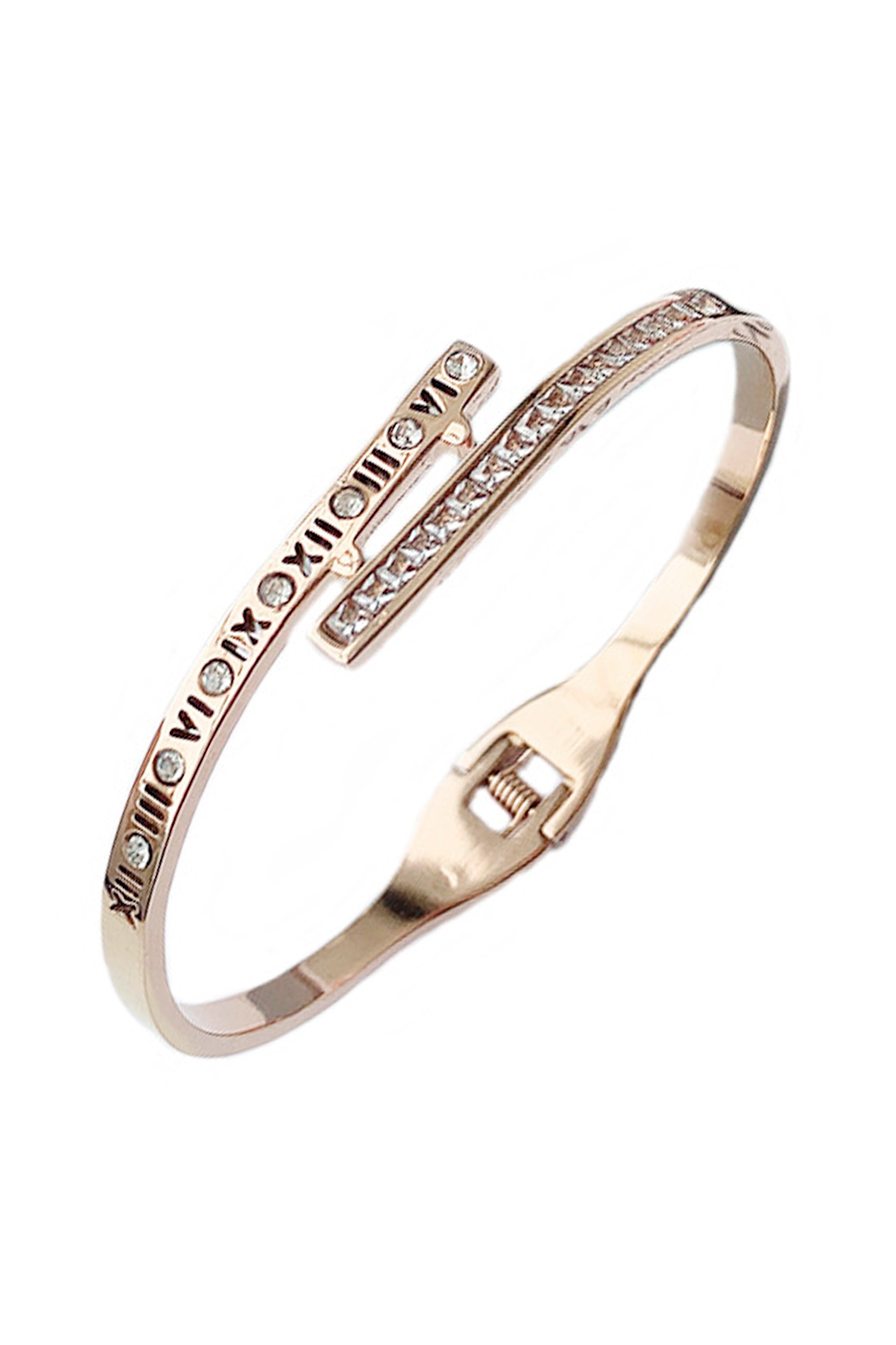 Roman Numerals Stainless Steel Bracelet B2767