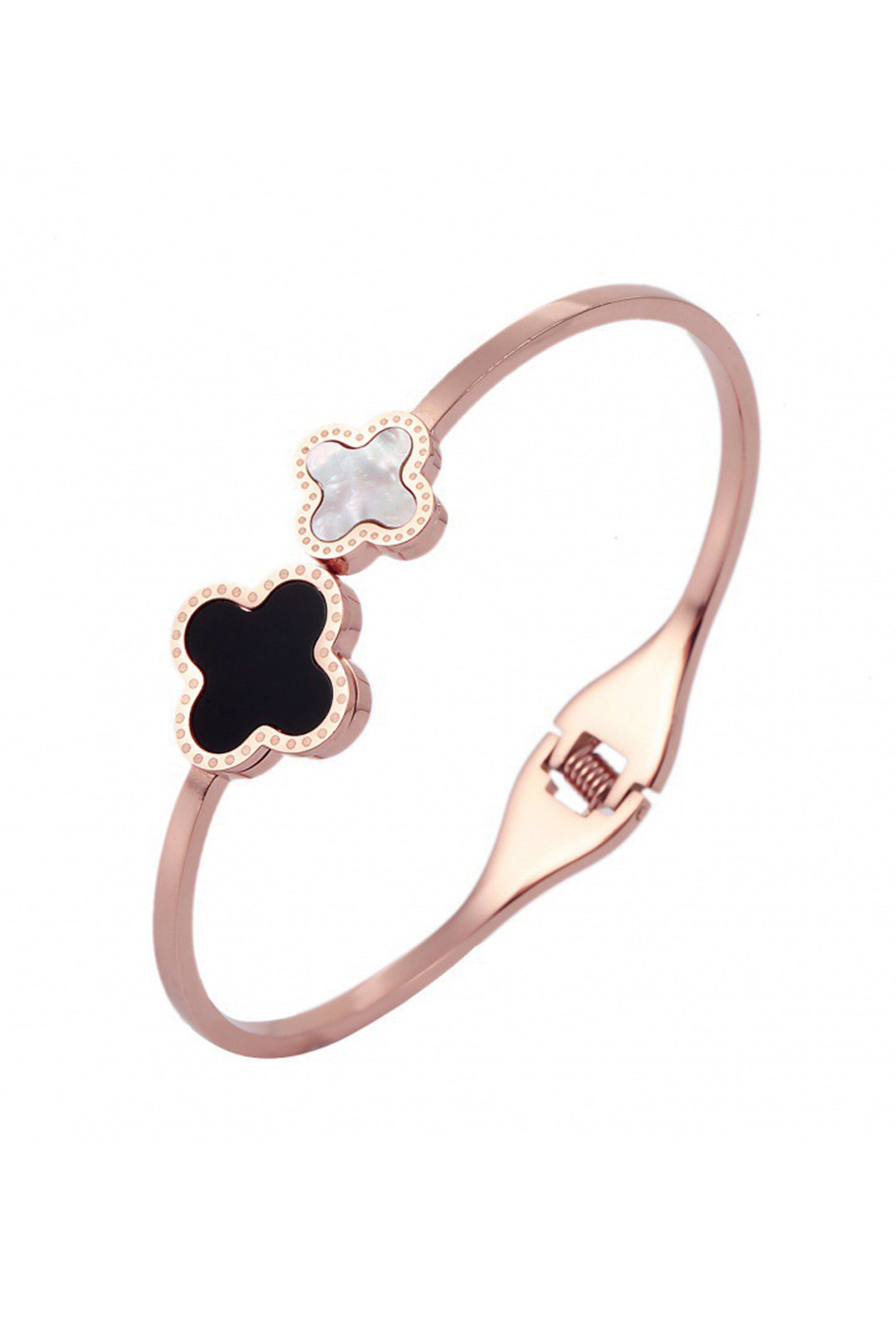 Clover Stainless Steel Bracelet B2770