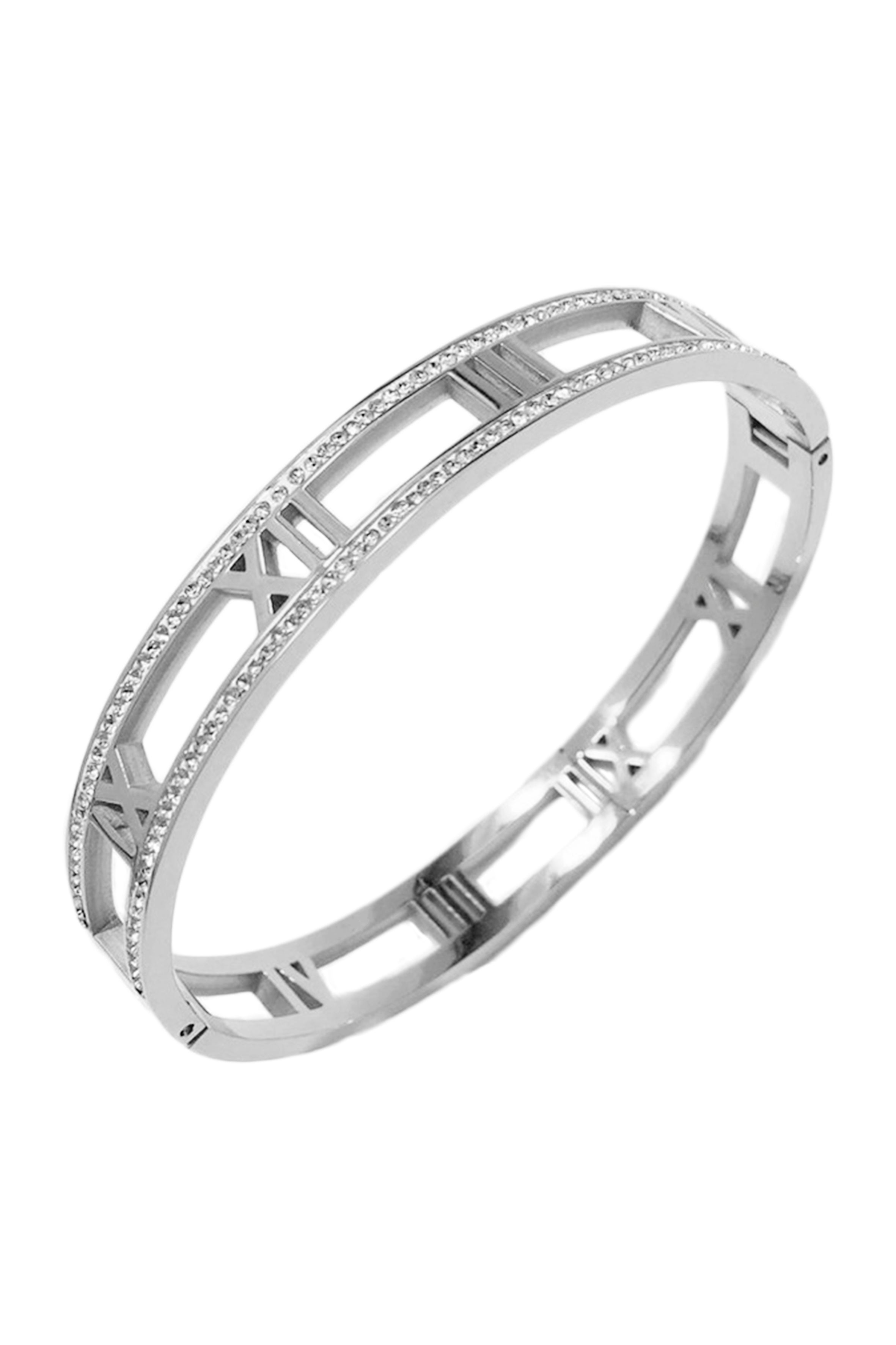 Roman Numerals Stainless Steel Bracelet B2916