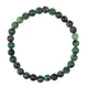 Ruby in Zoisite Stone Stretch Bracelet B2979-6MM
