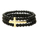 Cross Onyx Stone Bracelet Set B3080