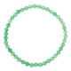 Colored Green Jade Stone Stretch Bracelet B3206-4MM