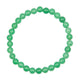Colored Green Jade Stone Stretch Bracelet B3206-6MM