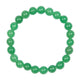 Colored Green Jade Stone Stretch Bracelet B3206-8MM