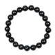 Composed Onyx Stone Stretch Men's Bracelet B3241-10MM