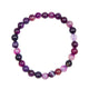 Purple Agate Stone Stretch Kids Bracelet B3244-6MM