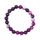 Purple Agate Stone Stretch Kids Bracelet B3244-8MM