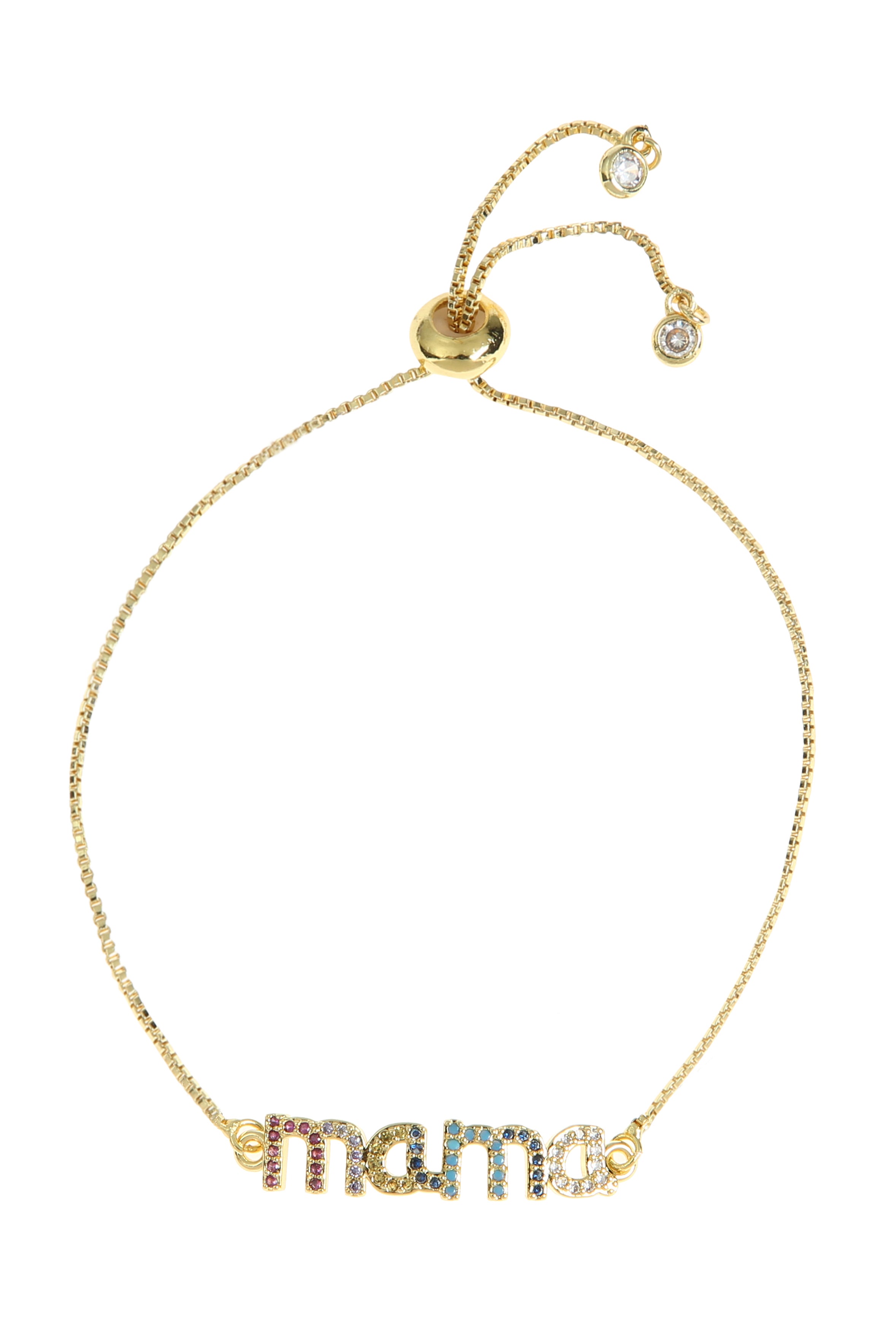 Pulseras de cadena de circonitas MAMA B3283