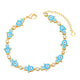 Fatima Palm Bead Chain Bracelet B3351
