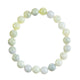Cyan Jade Stone Stretch Bracelet B3593-8MM