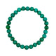 Teal Cracked Turquoise Stone Stretch Bracelet B3598-6MM