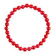 Coral Jade Stone Stretch Bracelet B3605-6MM
