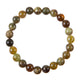 Green Garnet Stone Stretch Bracelet B3618-8MM