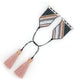Seed Bead Tassel Braided Watchband B3703