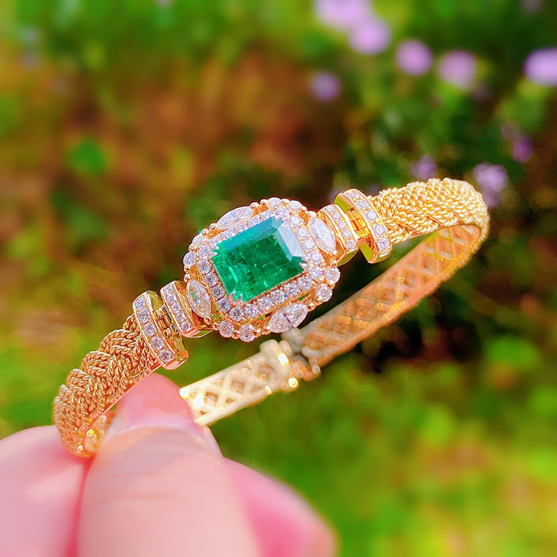 Emerald cubic zirconia clearance